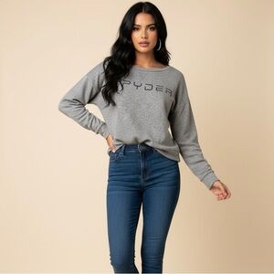Spyder Light Gray Sweatshirt